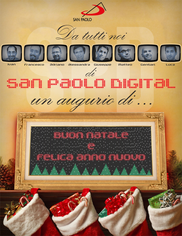 Buon Natale e felice anno nuovo da San Paolo Digital